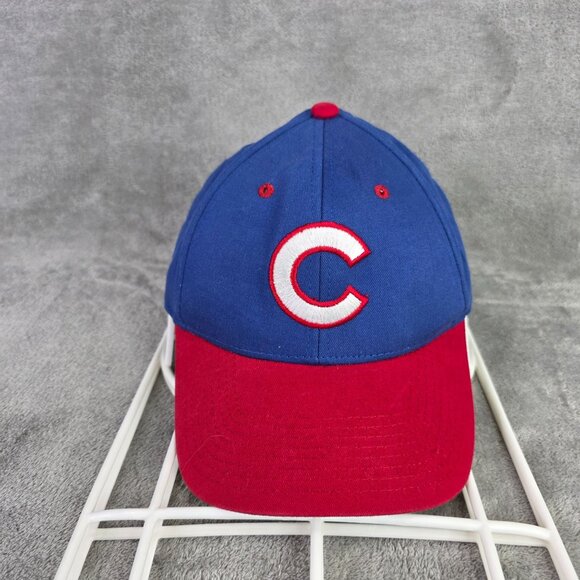 Chicago Cubs Fan Favorite Red & Blue Adjustable Baseball Cap One Size - Picture 2 of 9